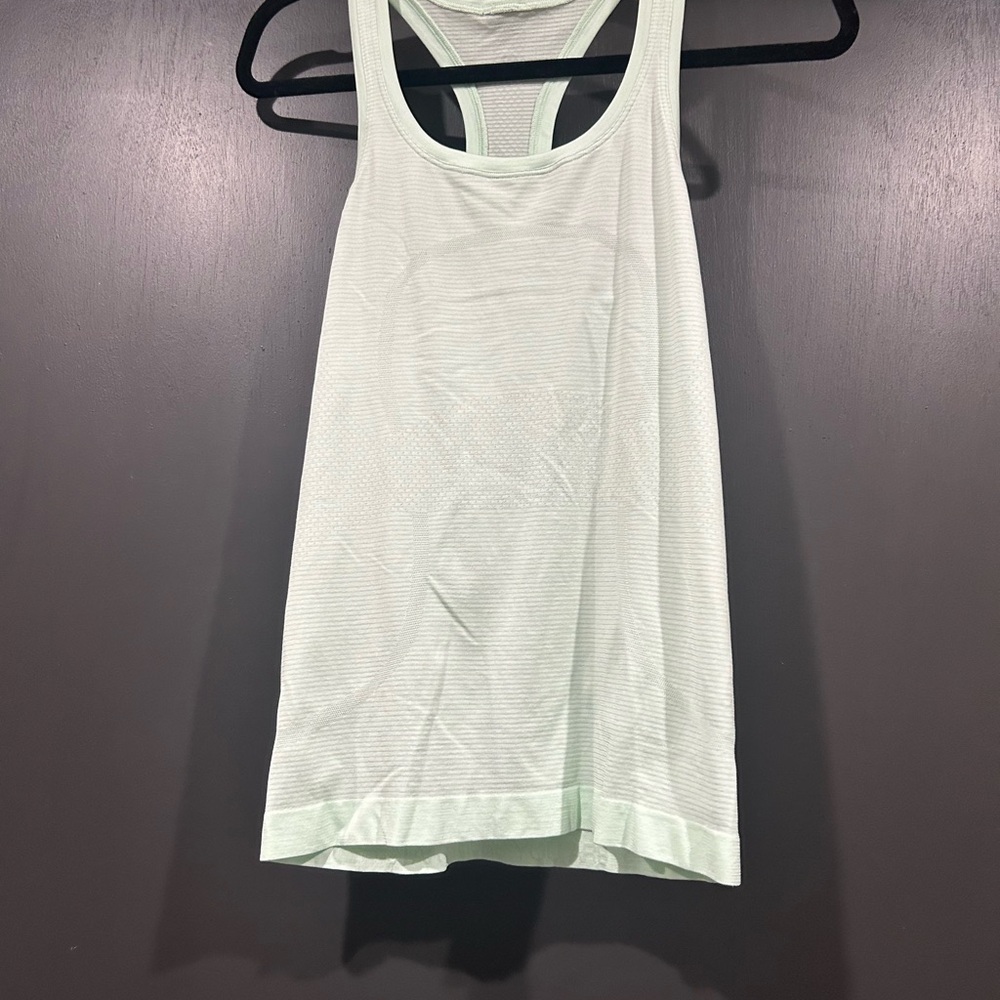 Lululemon Athletica Light Green Tank Top